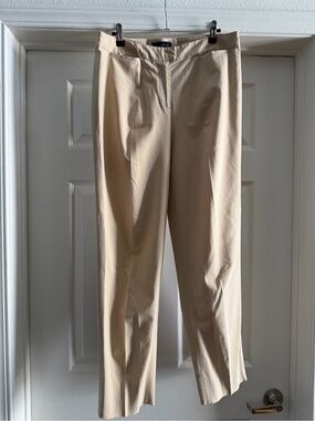 Piazza Sempione Brigitte Beige Straight Leg Trousers IT 46